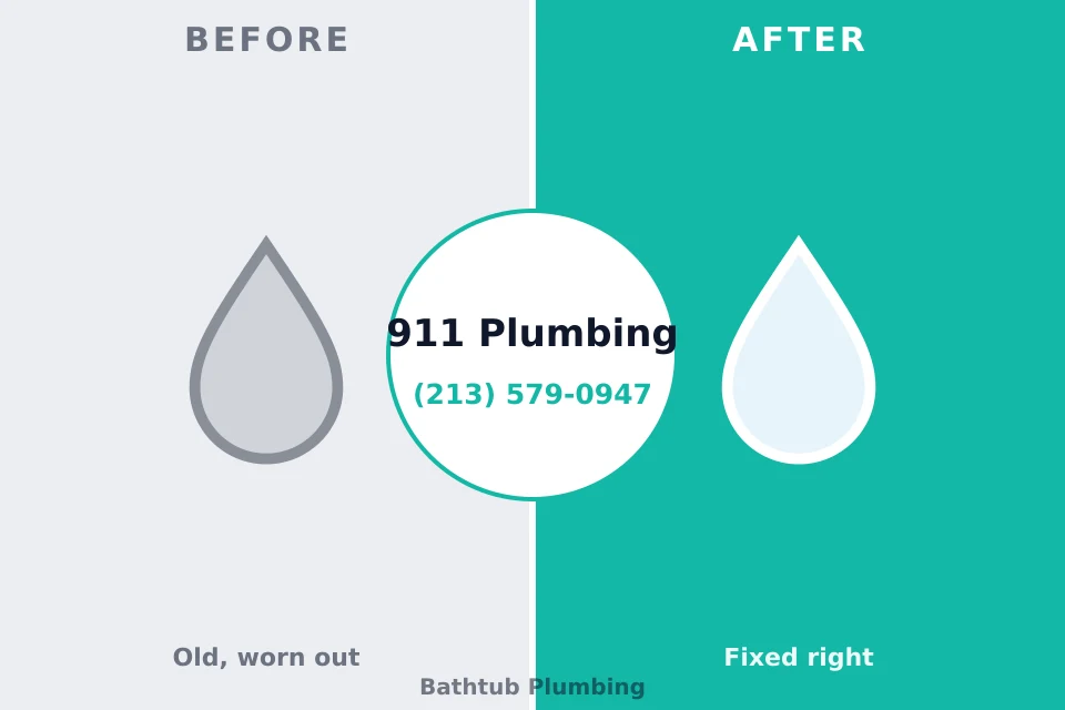 Before and after: plumbing repair Chesterland, OH